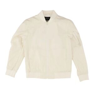 Banana Republic Men's Cream Bomber Jacket